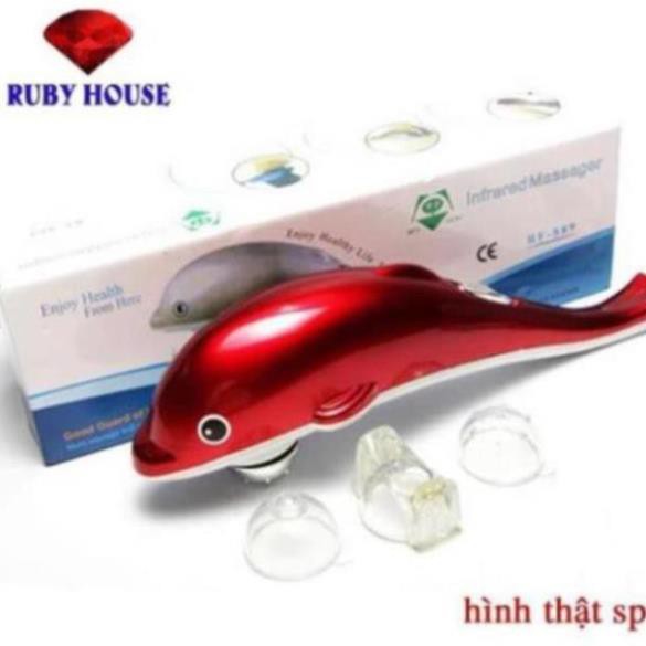 [ HÀNG CHÍNH HÃNG ] Máy Massage Đấm Bóp toàn cơ thể đa năng Dolphin, Máy mát xa cá heo đa năng - Ruby House