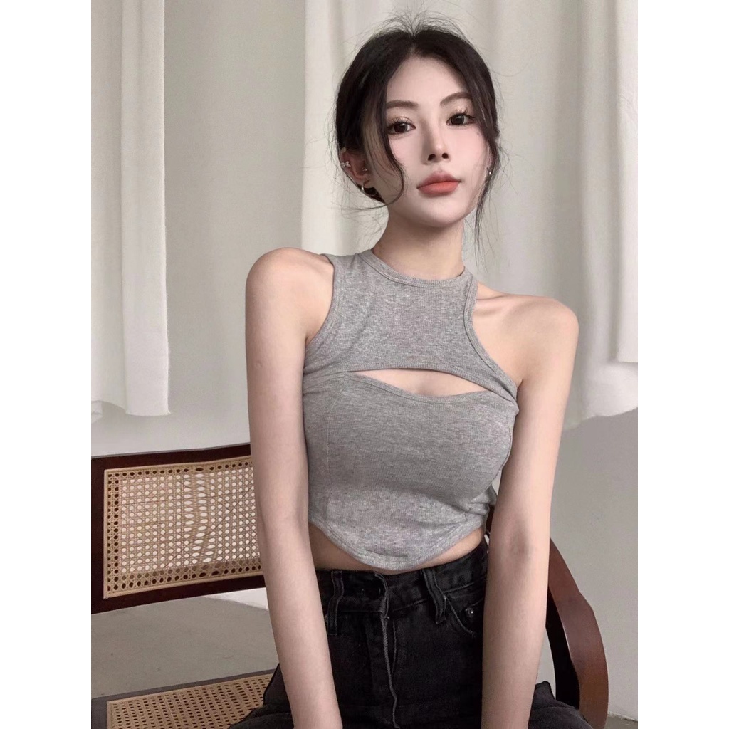 Áo cộc tay mỏng dáng ôm kiểu Hàn Quốc thời trang mùa hè quyến rũ cho nữ