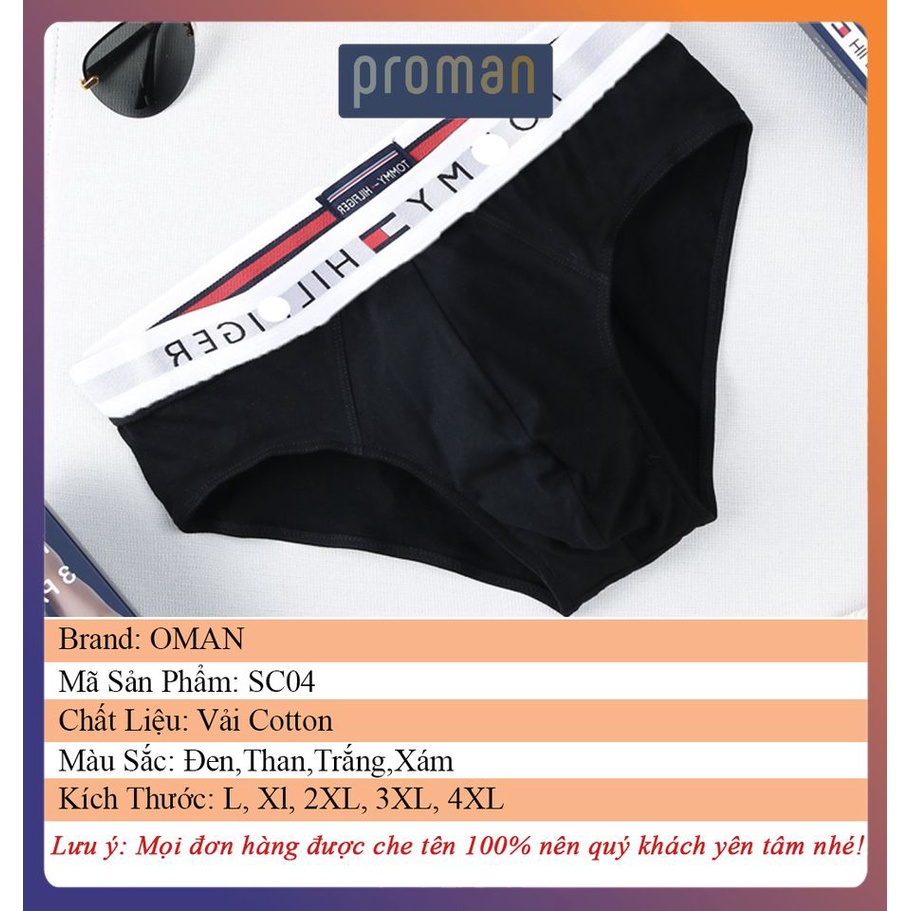 Quần lót nam thun lạnh tam giác cao cấp, quần sịp nam co dãn 4 chiều SC4 - PROMAN
