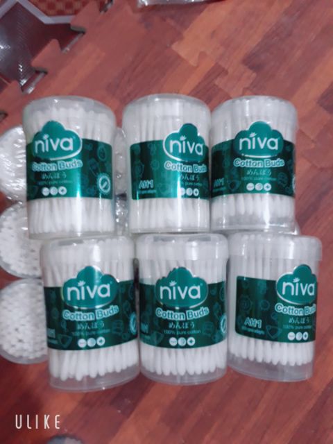 Hộp bông ngoáy tai Niva dành cho người lớn