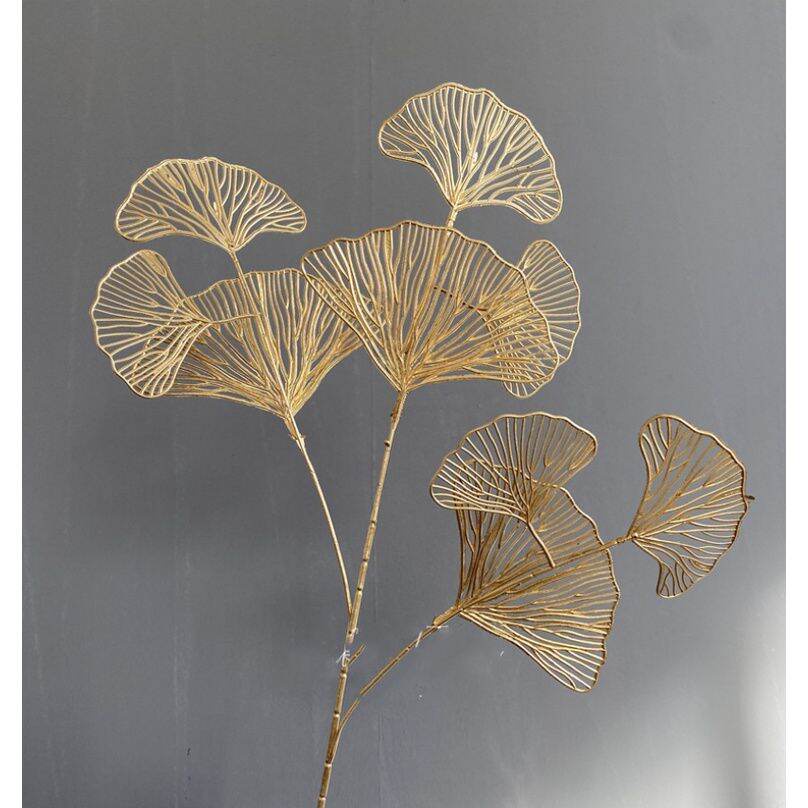 Cành Quạt Vàng, táo vàng, thông vàng Cắm decor trang trí tết, giỏ quà, bình hoa