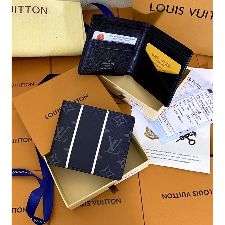 ví ngang lv nam fullbox , chất liệu mềm mịn không bong tróc