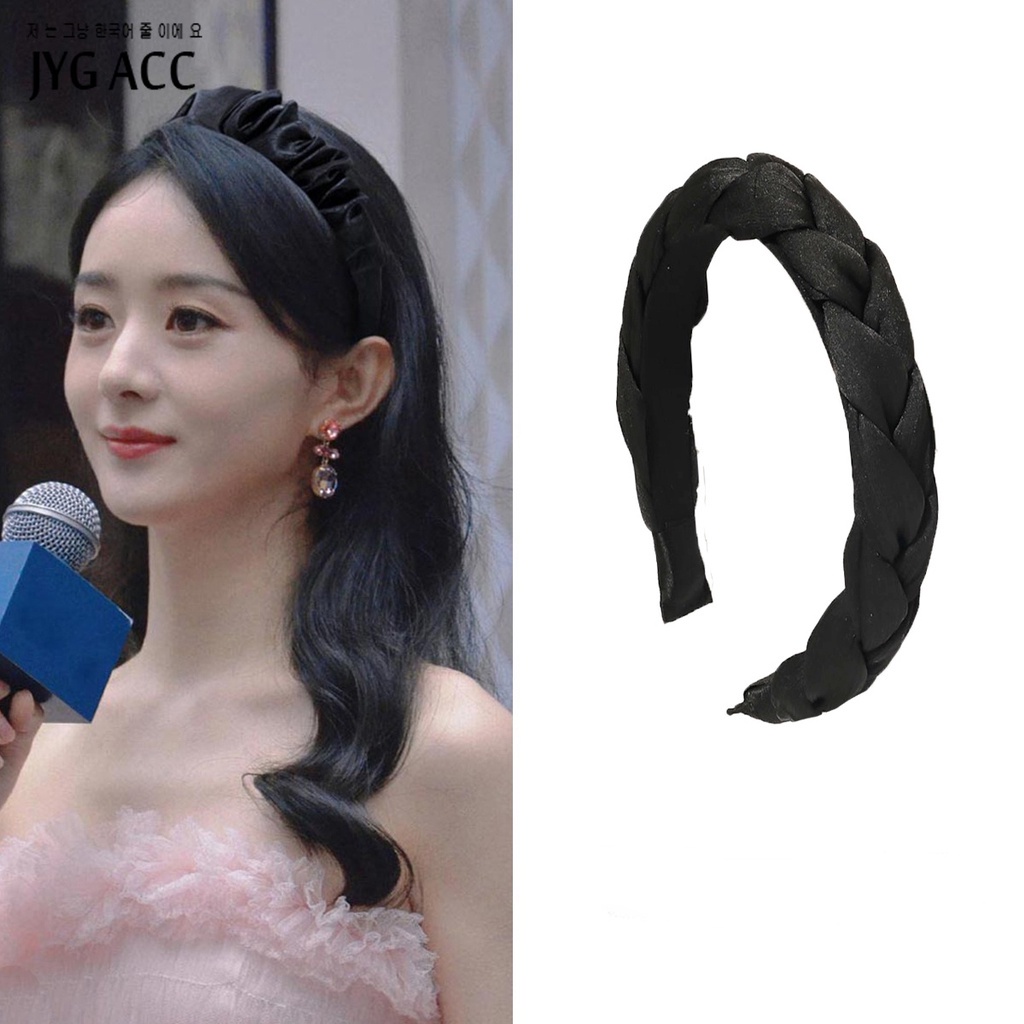 Cài tóc vải xoắn đơn giản thời trang Hàn Quốc cho nữ