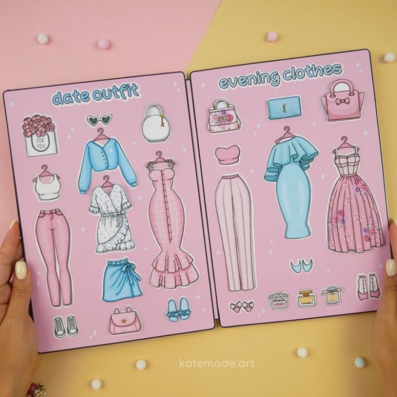 TỦ ĐỒ CHO BÚP BÊ TỦ ĐỒ MÙA HÈ