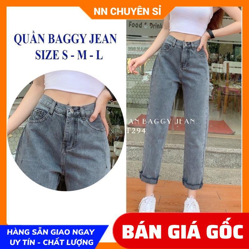 QUẦN BAGGY JEAN XÁM CỰC CHẤT BJT294 ⚡100% ẢNH THẬT⚡