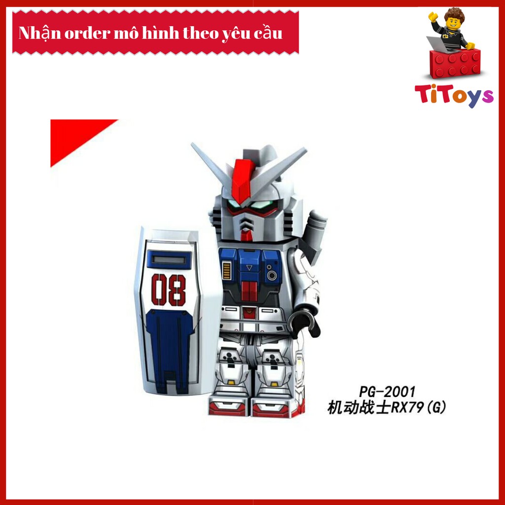 Minifigures các nhân vật Robot siêu nhân RX - Đồ chơi Lắp ghép Xếp hình Non Lego PG8112