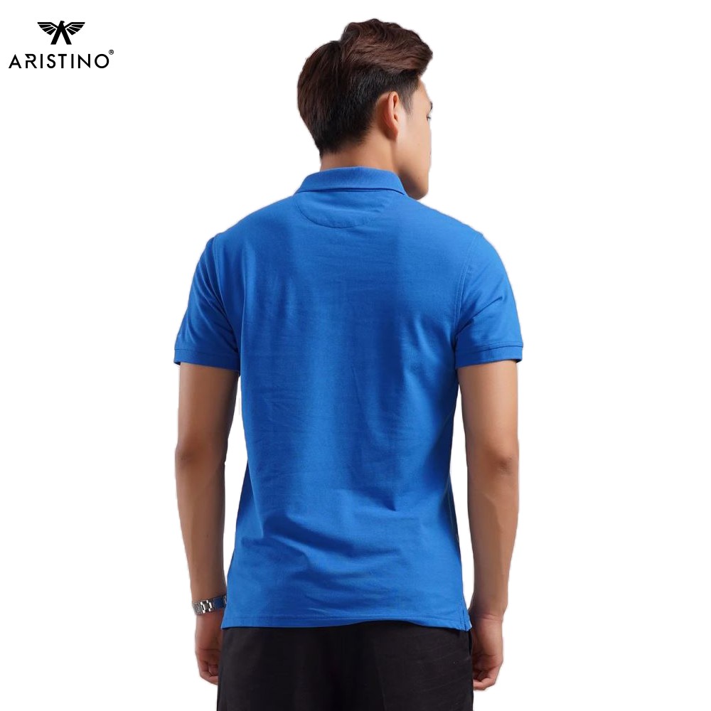 Áo Polo Nam Cao Cấp Aristino APS040S8 Màu Xanh Trẻ Trung | BigBuy360 - bigbuy360.vn