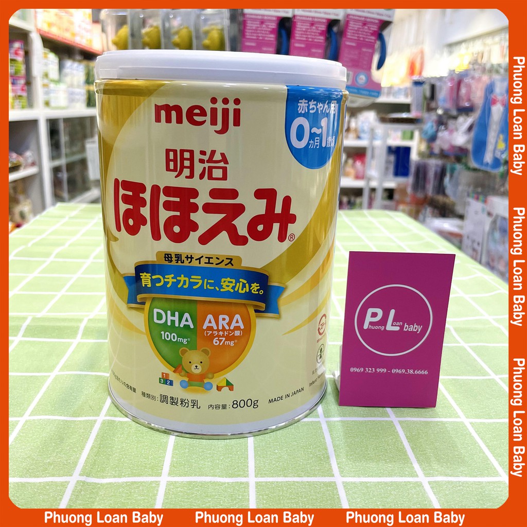 Sữa Meiji nội địa Nhật số 0 800g mẫu mới