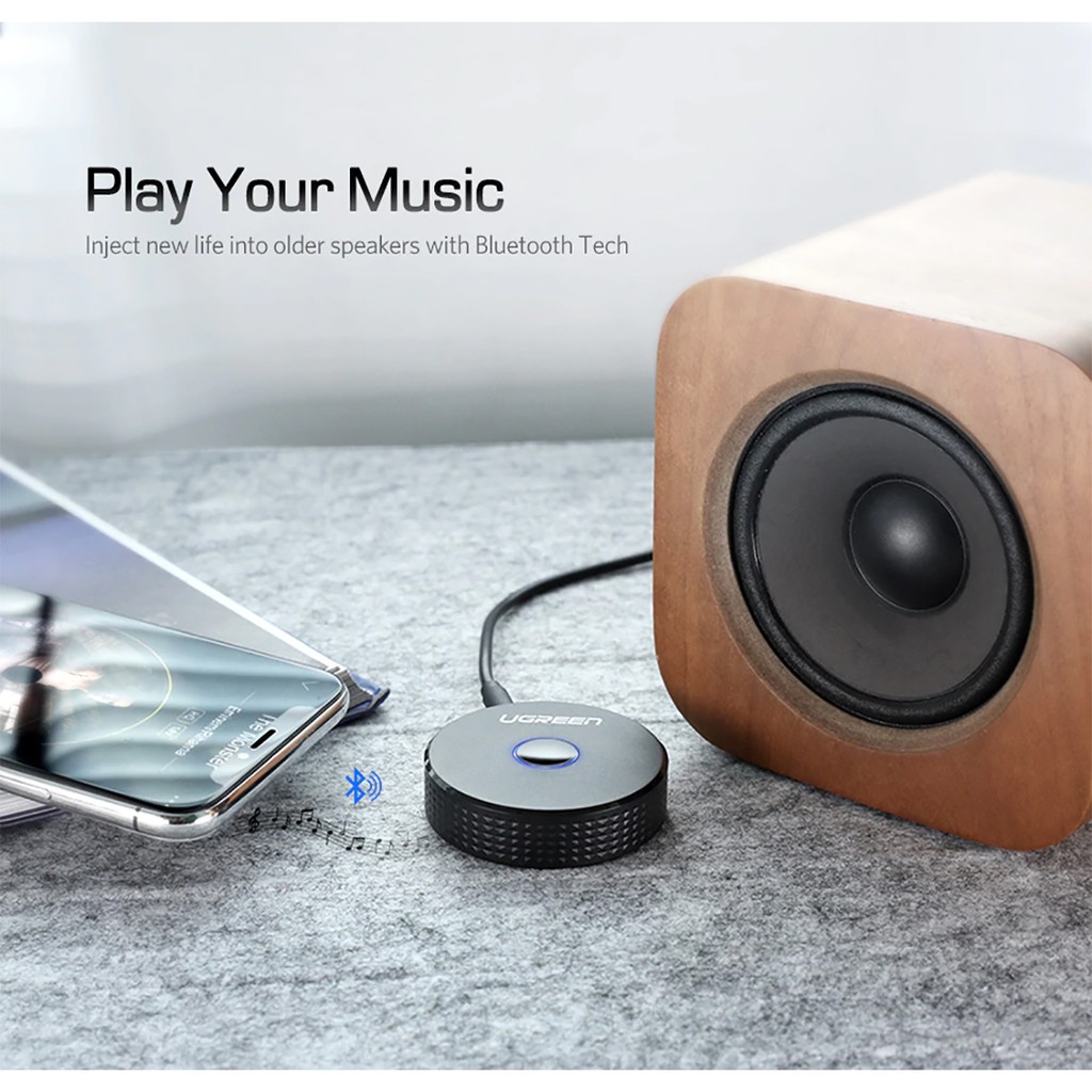 Thiết Bị Nhận Bluetooth Audio 3.5mm Cao Cấp UGREEN CM127