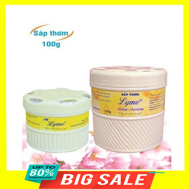 Sáp Thơm Lymo Hương Charming 100gr - Sáp Thơm Phòng Hàng Việt Nam
