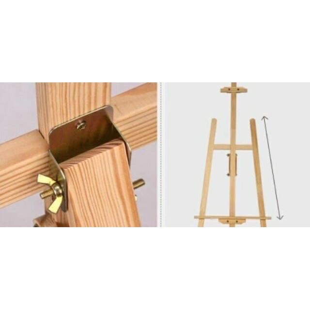 GIÁ VẼ GỖ GẤP GỌN 1m50cm