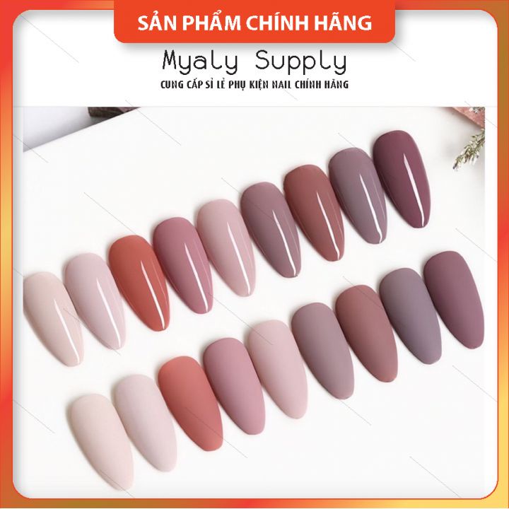 Set Sơn AS Tím Chai Đỏ Nắp Nhọn 9 Chai Cao Cấp AYX SP000320