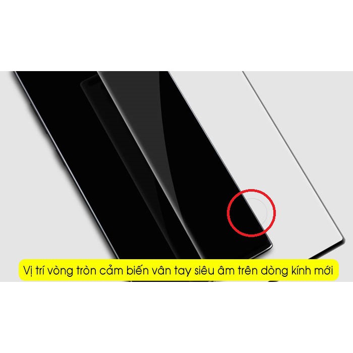 Miếng dán kính cường lực Samsung Note 10 / Note 10 Pro / Note 10 Plus Full màn hình 3D Nillkin CP+ Max