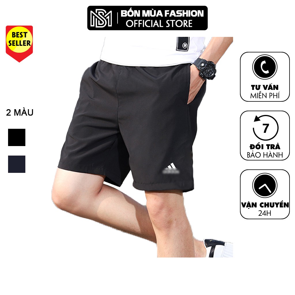 Quần đùi nam thun - Quần short nam thể thao chất thun lạnh phom từ (45-80kg), QĐ.033