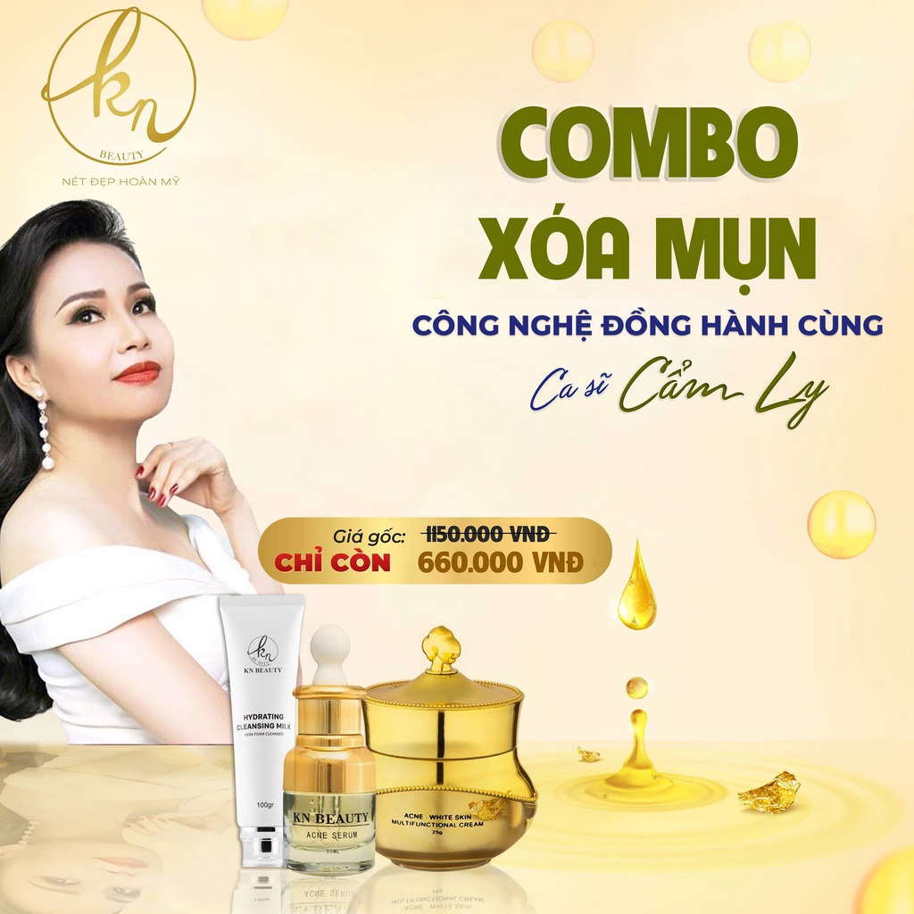 Combo Face Mụn (gồm Kem Face mụn + Serum mụn + SRM) – TẶNG NGAY SON KEM LÌ CHÍNH HÃNG