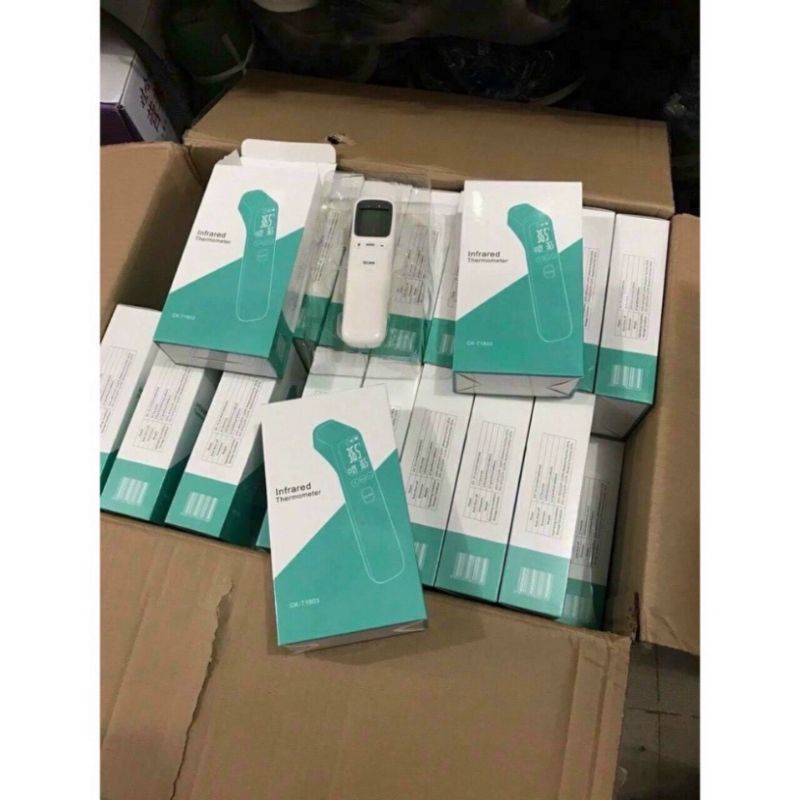 (Kèm Pin) Nhiệt Kế Điện Tử Hồng Ngoại Cảm Ứng Đo Trán Đa Năng CK-T1803