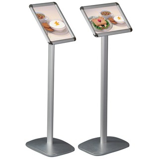 [HÀNG NHẬP KHẨU] Giá, kệ đứng menu 1 chân, biển chỉ dẫn bằng nhôm khổ A3