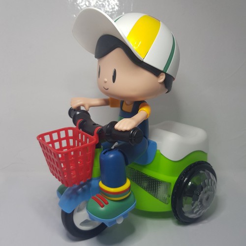đồ chơi xe đạp cho bé xoay 360 độ có nhạc và đèn