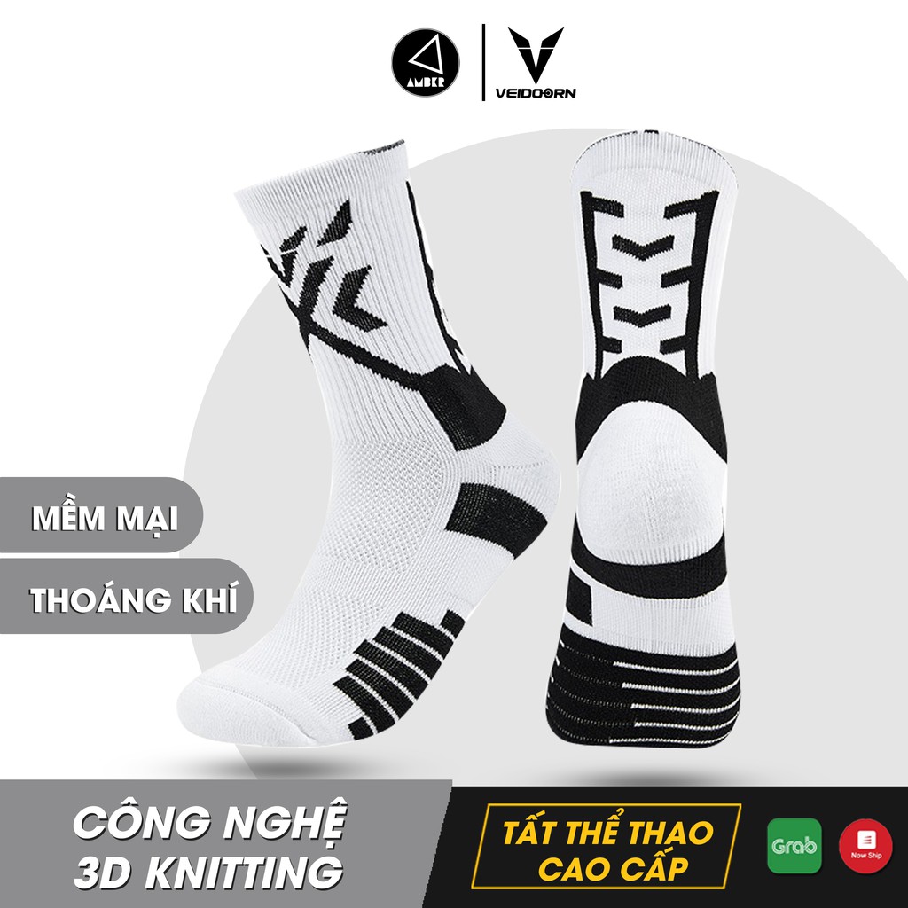 Vớ Thể Thao Nam Nữ Cao Cấp Veidoorn VT006 - AMBERVIETNAM