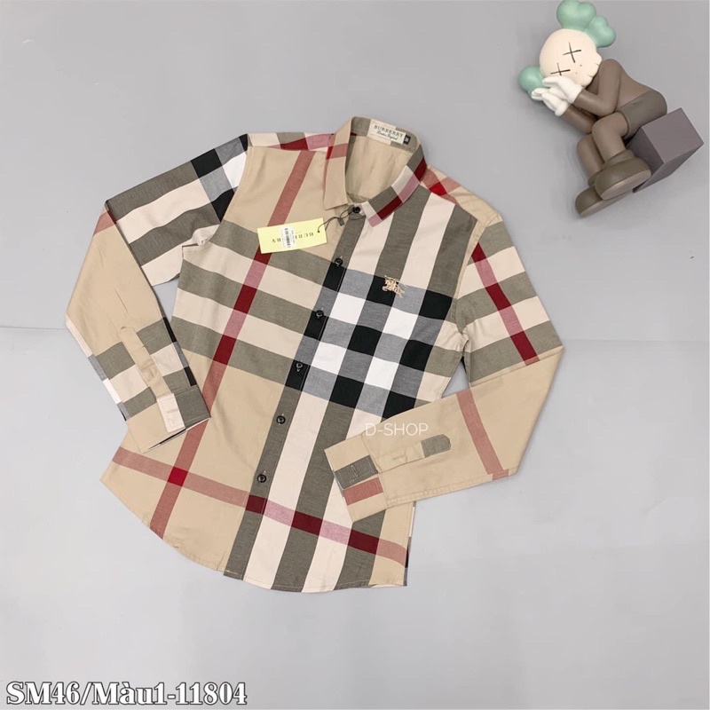Sơ Mi nam Bubbery kẻ truyền thống