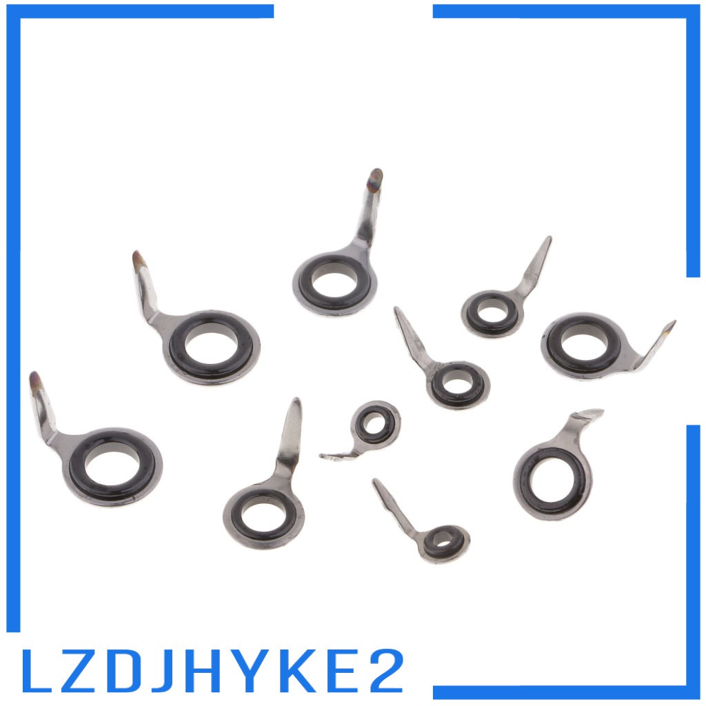 Set 10 Vòng Dẫn Cần Câu Cá Bằng Thép Không Gỉ 304 Cao Cấp lzdjhyke2