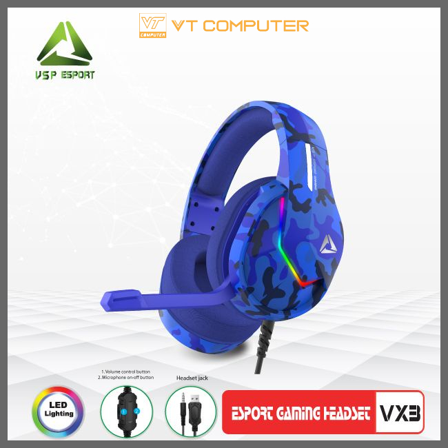 Tai Nghe Esport Gaming / VSP / VX3 / Bảo Hành 12 Tháng