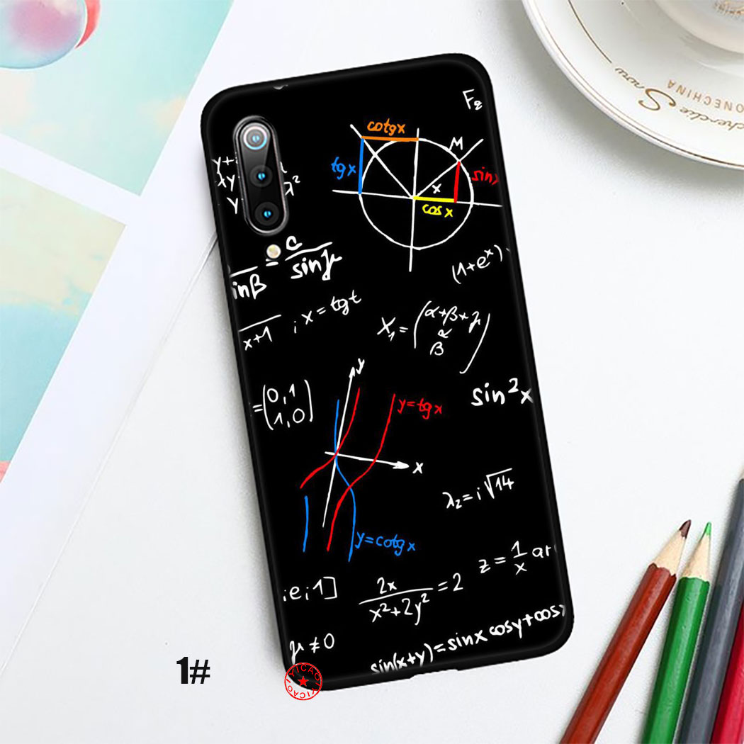 Ốp Điện Thoại Silicon Mềm Hình Toán Học E = Mc2 Sl96 Cho Xiaomi Mi 8 9 10 Ultra Lite Pro Se Max 3