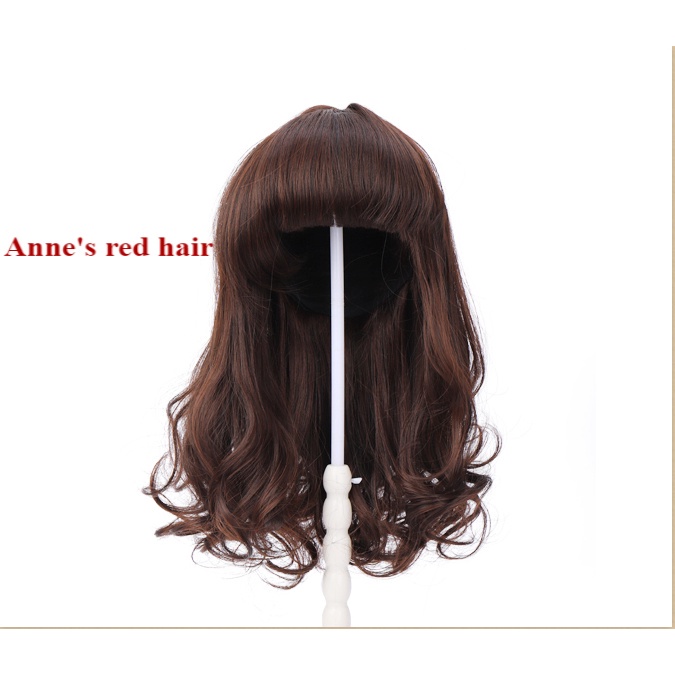 Tóc giả dài xoăn phong cách công chúa đáng yêu cho bé gái