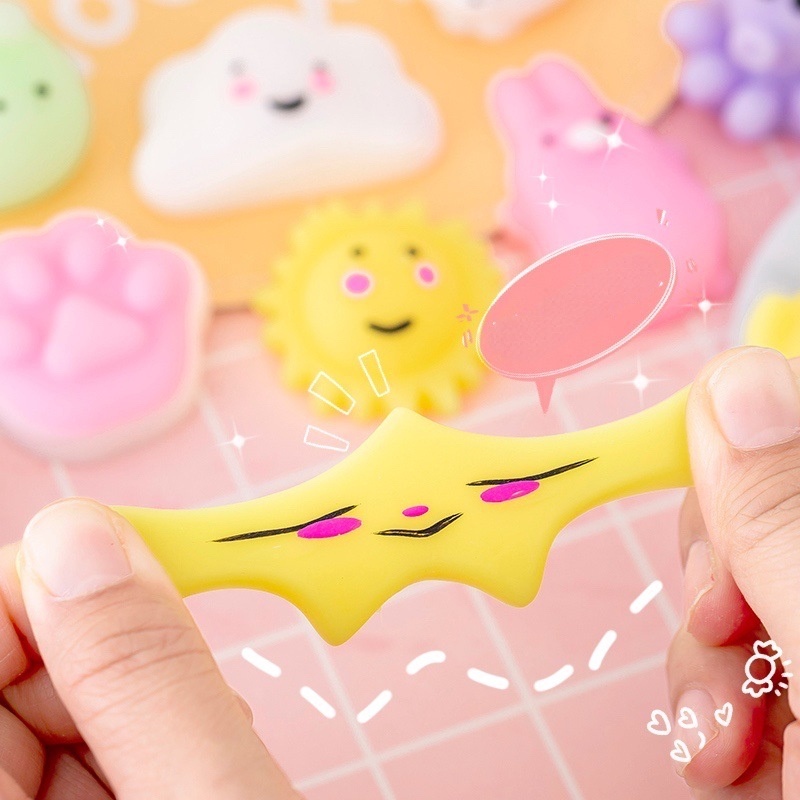 Đồ Chơi Bóp Giảm Căng Thẳng Hoạt Hình Hình Bánh Bao Xinh Xắn