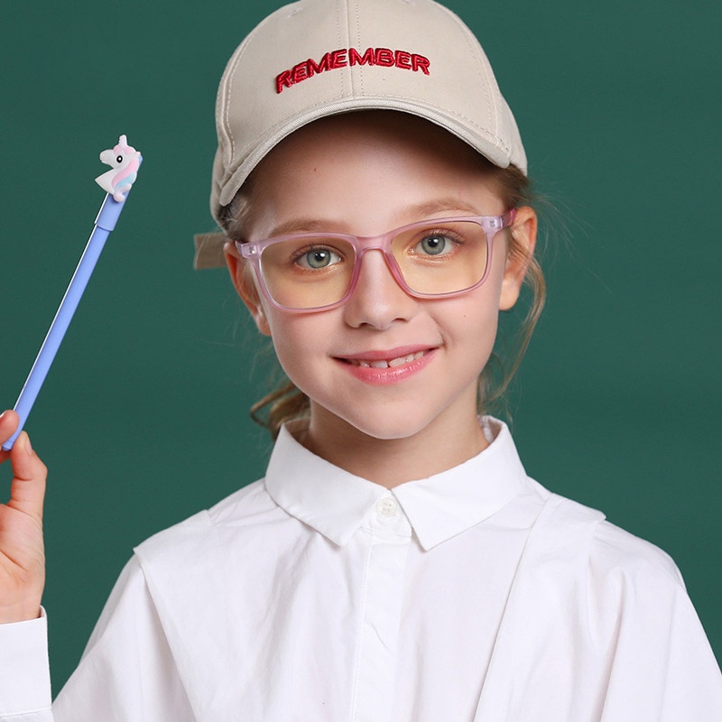 Mắt Kính Chống Bức Xạ Ánh Sáng Xanh Bảo Vệ Mắt Máy Tính/Điện Thoại Trẻ Em