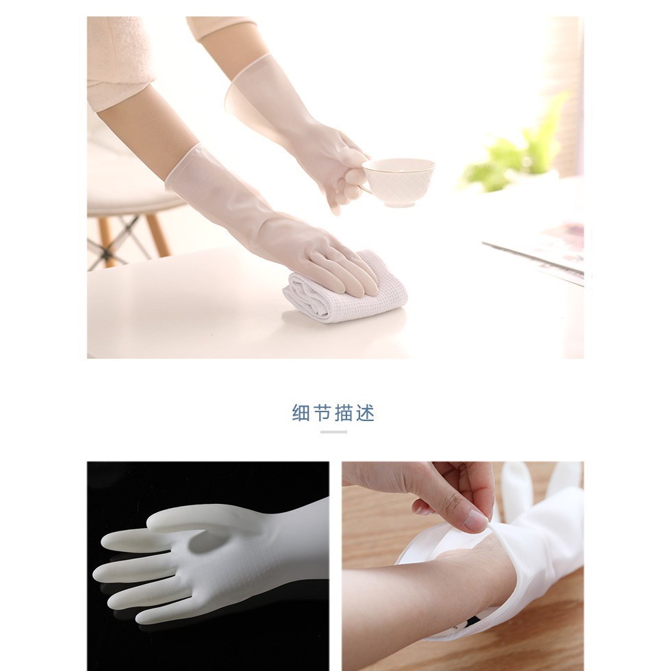 Găng Tay Cao Su Rửa Chén Chống Thấm Nước Chống Trượt Tiện Dụng