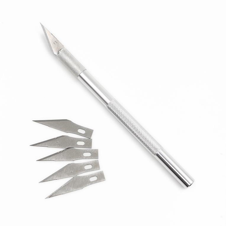 Dao rọc giấy KOLANO dao trổ khắc giấy có thể thay lưỡi đa năng SK-001410