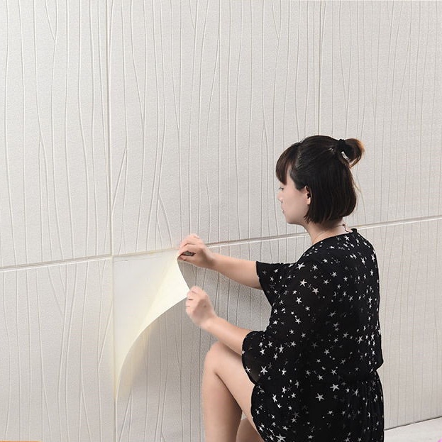 XỐP DÁN TƯỜNG 3D GIẢ GỖ KÍCH THƯỚC 35X35 CM LOẠI 1 CAO CẤP Miếng Xốp Dán Tường