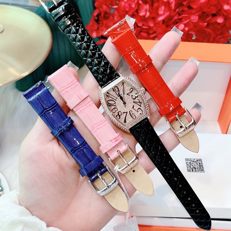 Set đồng hồ nữ Davena phiên bản Fra.nk Mu.ller #D31525.