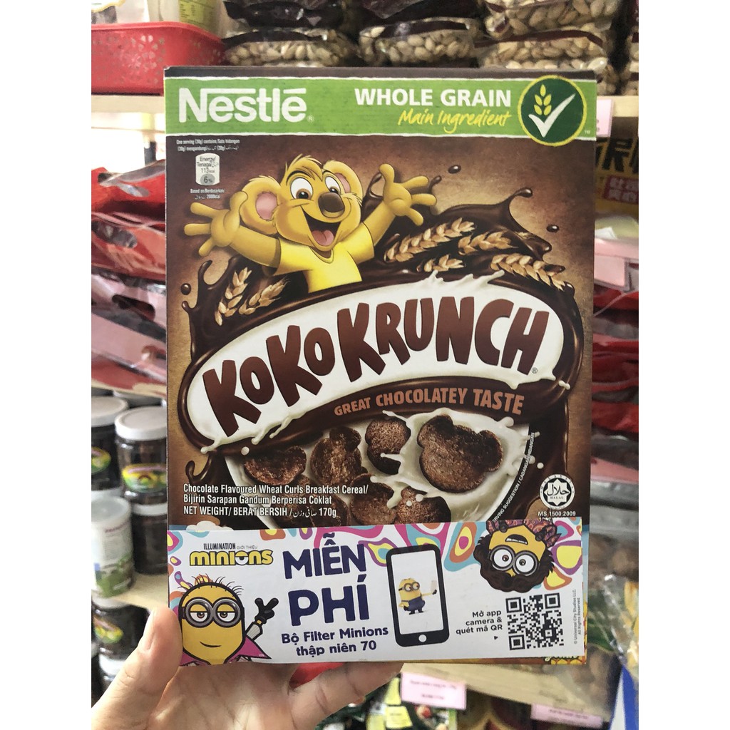 Bánh ăn sáng Nestlé Koko Krunch 170gr