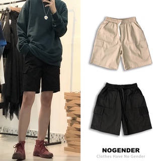 Quần short kaki túi hộp unisex