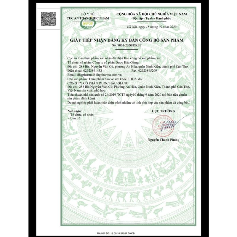 EDOZ KIDS giảm đầy hơi ợ chua hộp 24 gói