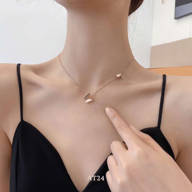 Dây chuyền bướm basic đơn giản dành cho nữ phong cách Hàn Quốc Annie AT24