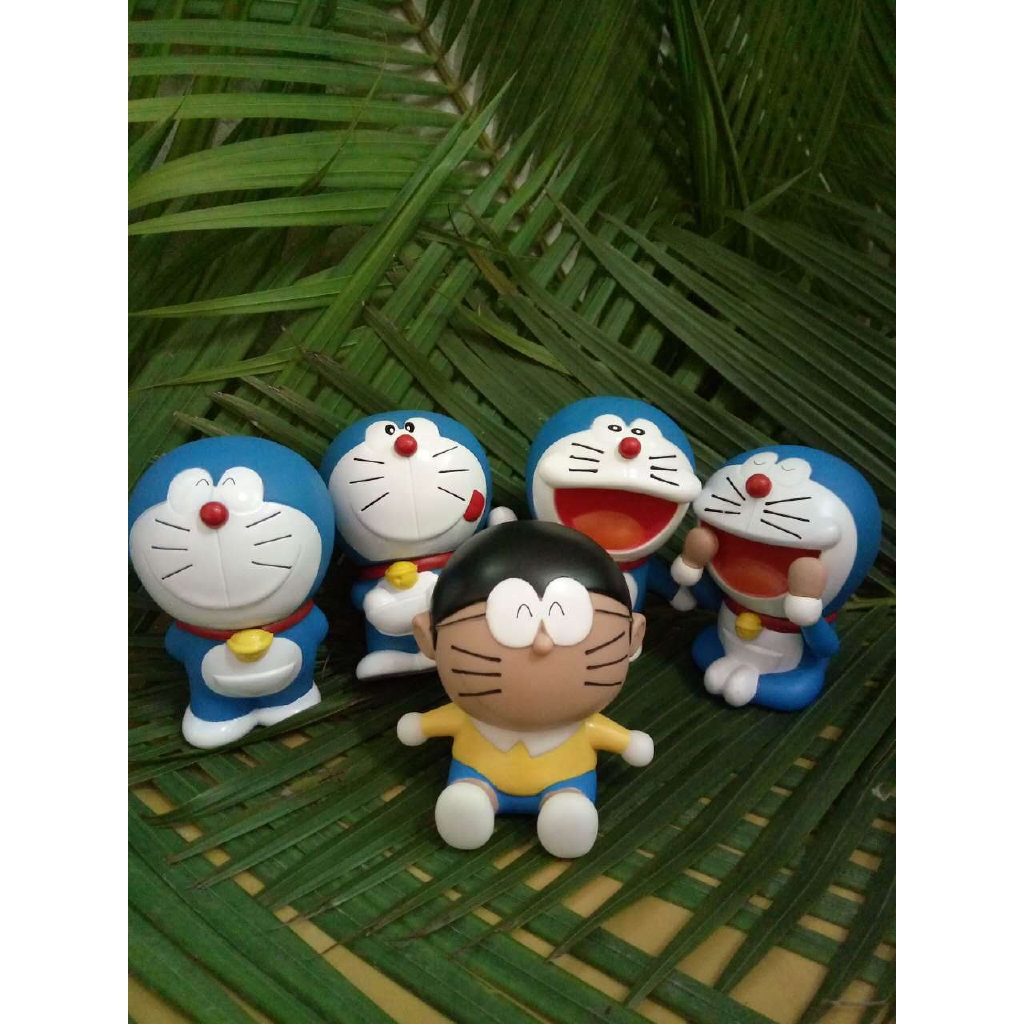 NOBITA NOBI Set 5 Mô Hình Nhân Vật Phim Hoạt Hình Doraemon