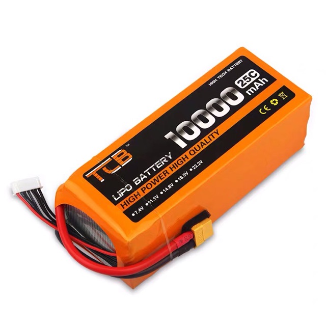 Pin lipo 2s 3s 4s 5s 6s 10000mAh 25c