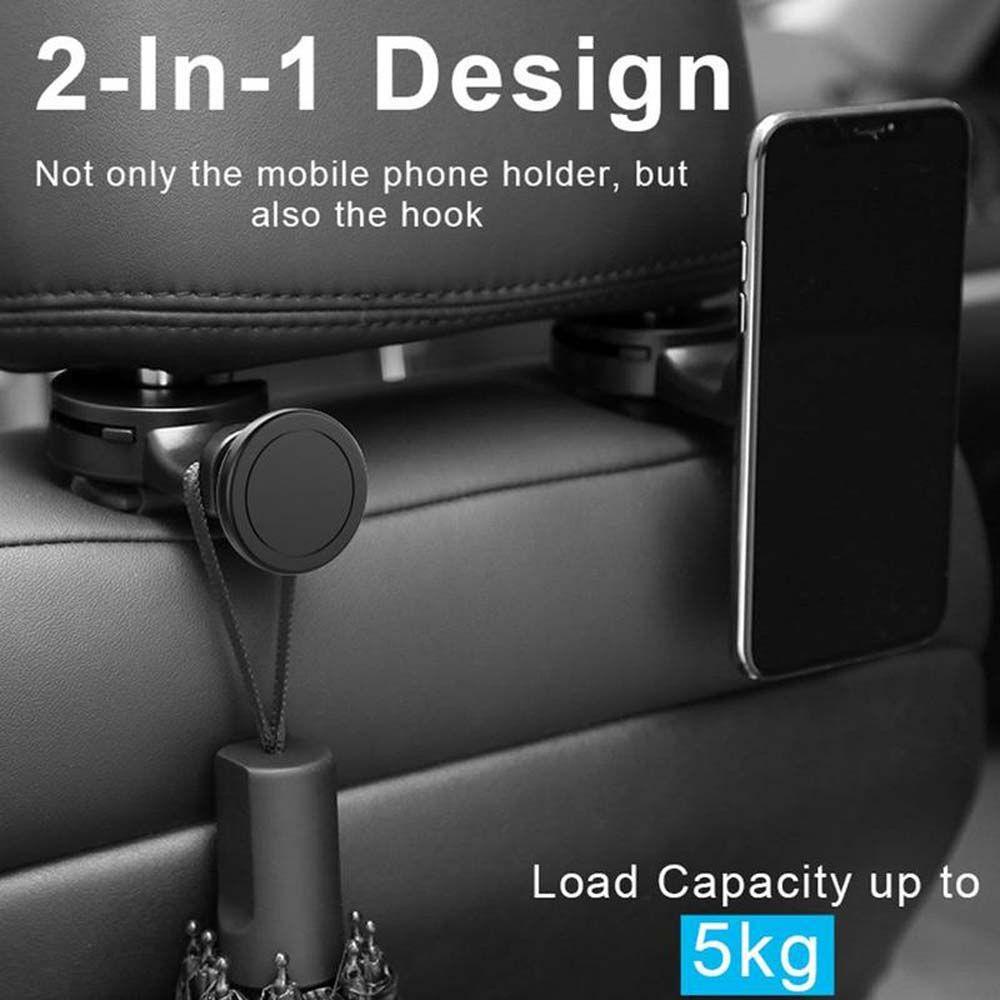Giá Đỡ Điện Thoại ABS Đa Năng Xoay 360 Độ REBUY1 Cho Xe Hơi