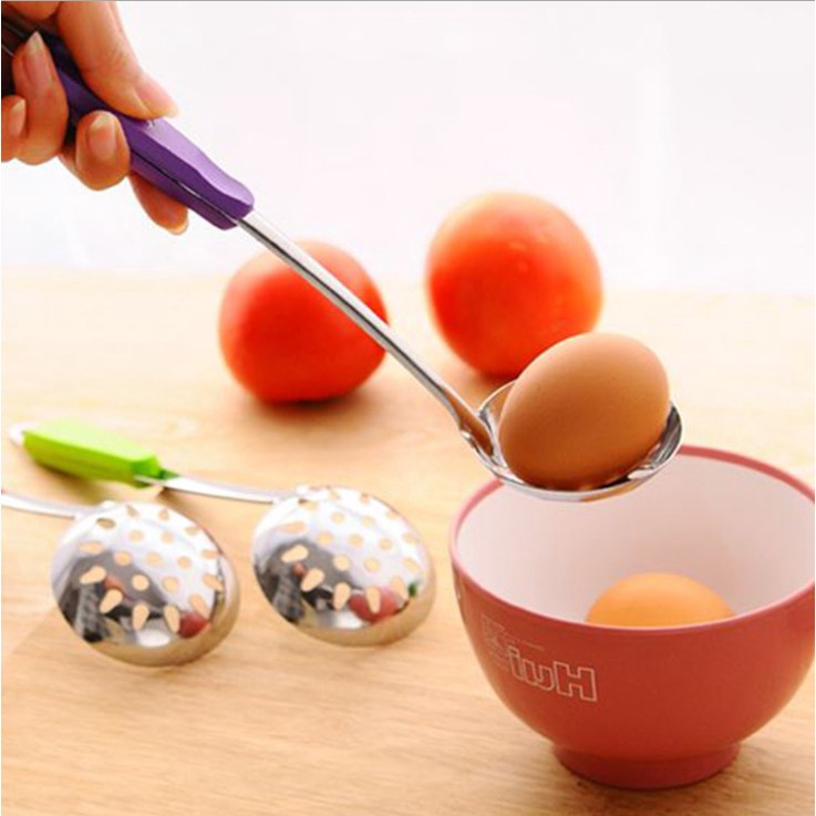 [Khuyến mại sốc] Muỗng múc canh inox cán nhựa chống nóng S4L33T12-18