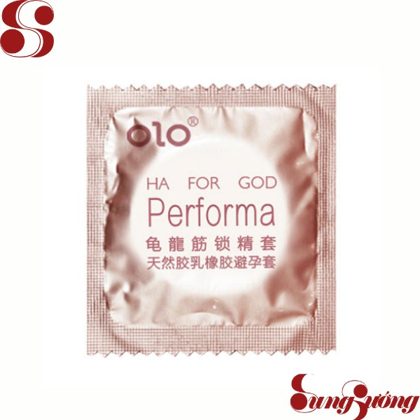 Bao cao su OLO gân gai đặc biệt kéo dài thời gian quan hệ - 1 bcs