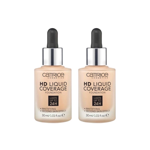 [SĂN SALE - ĐỦ BILL] Kem nền CATRICE HD LIQUID COVERAGE FOUNDATION