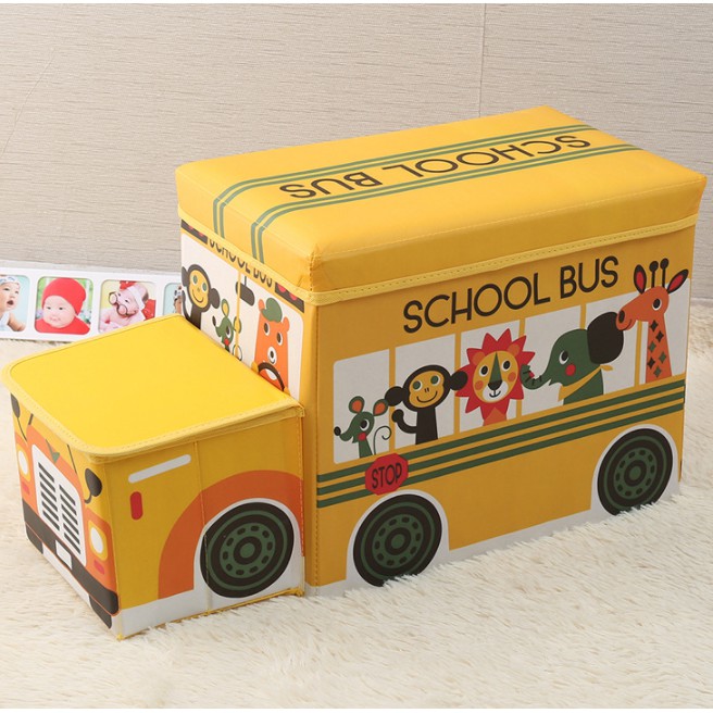 Ghế hộp đựng đồ hình xe dễ thương