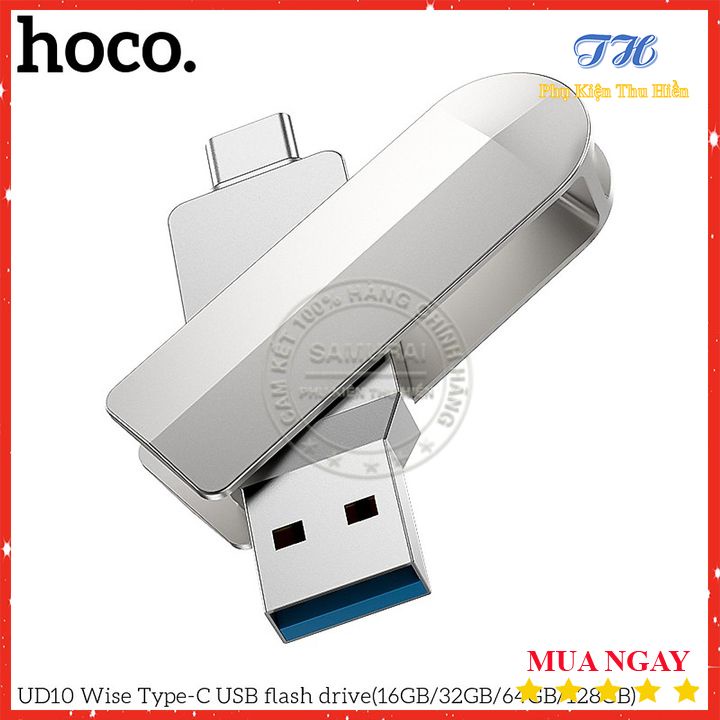 Thiết Bị Lưu Trữ USB Hai Đầu (USB+ Type-C) Hoco UD10 loại 3.0 16/32/64GB Tốc Độ Ổn Định - Chính Hãng - Bảo Hành 5 Năm