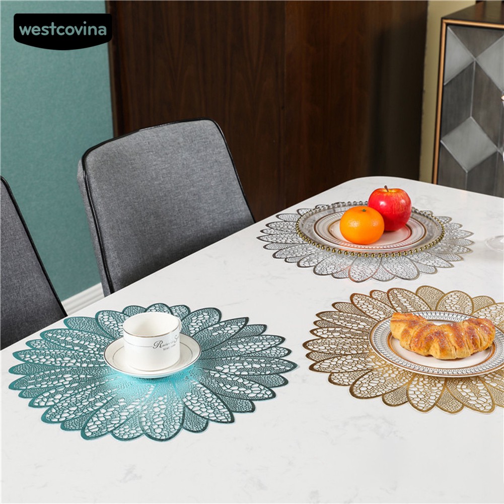 Miếng Lót Ly Cách Nhiệt Hình Hoa Hướng Dương 38cm