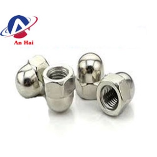 Ecu mũ - đai ốc mũ inox 201,304-ê mũ m3,m4,m5,m6,m8,m10,m12,m14,m16-combo 100pcs