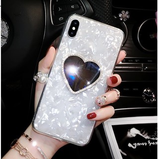 ỐP LƯNG IPHONE VÂN ĐÁ CÓ GƯƠNG