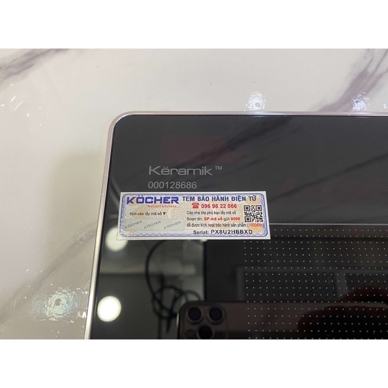 Bếp từ đôi Kocher DI 669 Bếp từ chính hãng Nhập khẩu Malaysia Bảo hành tại nhà 3 năm toàn quốc